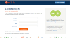 Desktop Screenshot of caveated.com